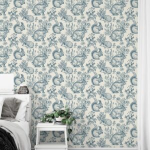 Wild Animals Woodland Wallpaper Peel and Stick Forest