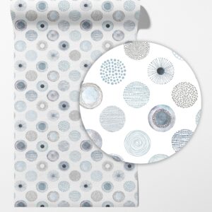 Circles Wallpaper – Scandinavian Floral