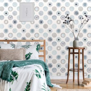 Circles Wallpaper – Scandinavian Floral