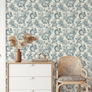 Wild Animals Woodland Wallpaper Peel and Stick Forest