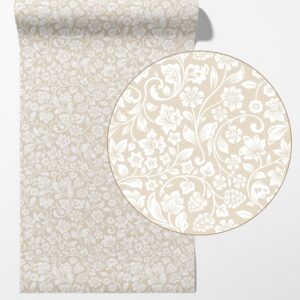 Flowers Wallpaper Peel and Stick Classic Floral Removable