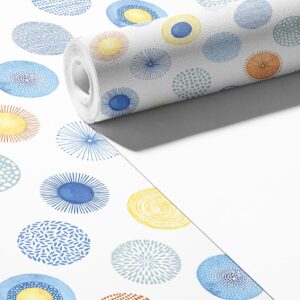 Circles Wallpaper Scandinavian Peel and Stick Watercolor