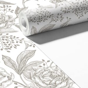 Peony Wallpaper Flowers Leaf Berry Graphic Greenery Peel