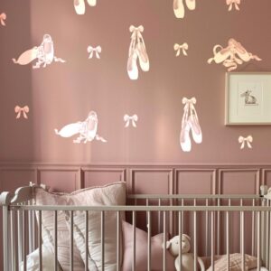 Ballerina Ballet Pointe Shoes Decals – Bows