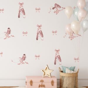Ballerina Ballet Pointe Shoes Decals – Bows