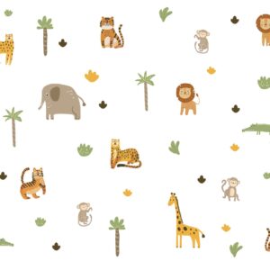 Safari Animals Jungle Wall Decals