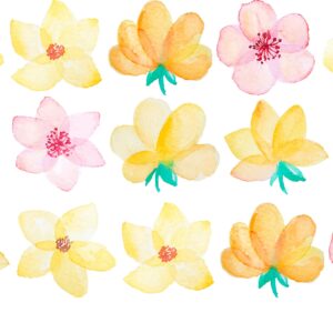 Flowers Wall Decals Greenery Sticker Nursery Room