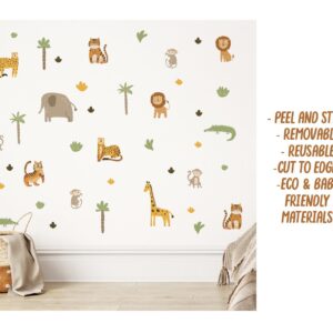 Safari Animals Jungle Wall Decals