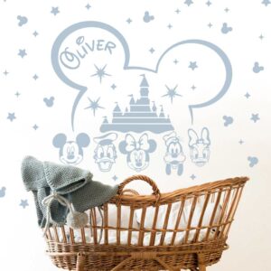 Mickey Donald Minnie Custom Wall Decals Toddler Room