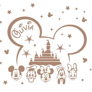 Mickey Donald Minnie Custom Wall Decals Toddler Room