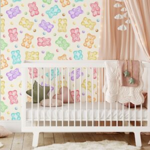 Gummy Bears Nursery Wallpaper