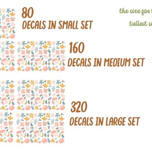 Floral Wall Decals – Boho Nursery Decor