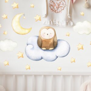 Owl Nursery Wall Decals – Stars