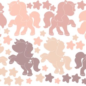 Unicorn Wall Decals – Pony Horse Nursery Sticker