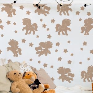 Unicorn Wall Decals – Pony Horse Nursery Sticker