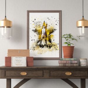 Hamilton Musical Poster Wall Art – Theatre Quote Print decor