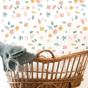 Floral Wall Decals – Boho Nursery Decor