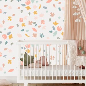 Floral Wall Decals – Boho Nursery Decor