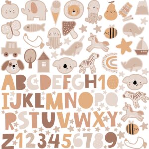 Alphabet Wall Decals – Numbers and Animals Nursery decor
