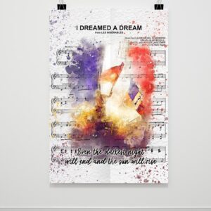 Les Miserables Musical Poster Wall Art