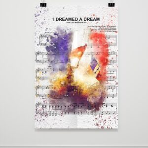 Les Miserables Musical Poster Wall Art