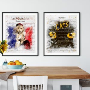 Hamilton Musical Poster Wall Art – Theatre Quote Print decor