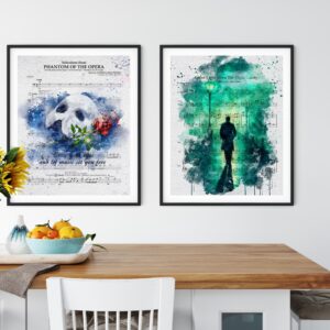 Phantom of the Opera poster musical print