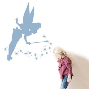 peter pan fairy wall decal gamer sticker on white wall