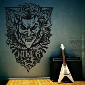joker s3 wall decal gamer sticker on white wall