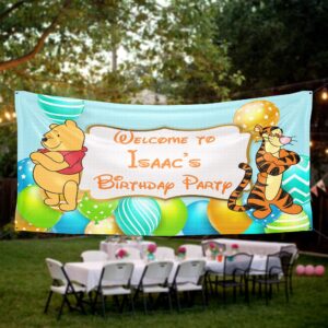 winnie the pooh personalized wall decal kids room sticker on white wall